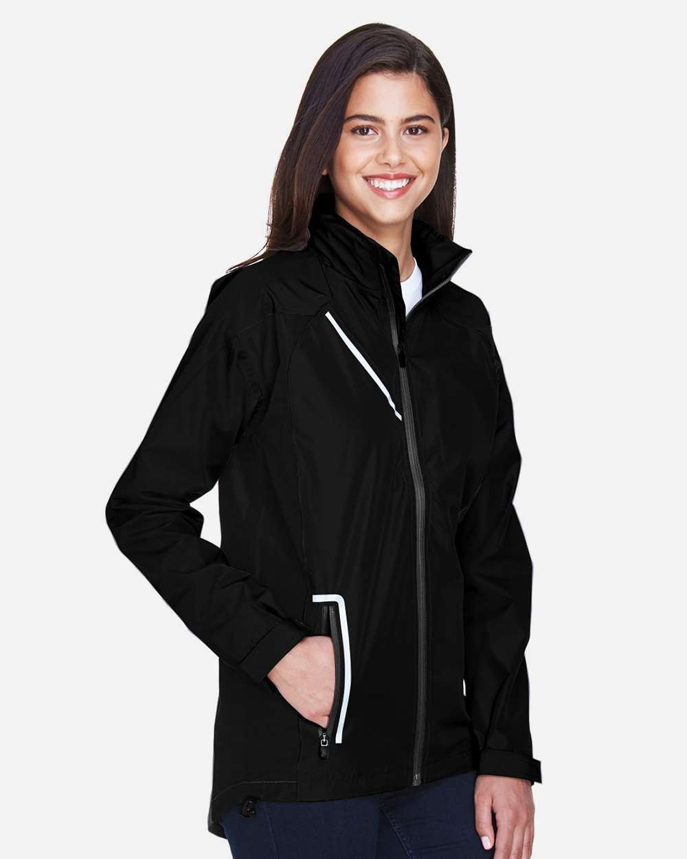 Team 365-TT86W-Women's Dominator Waterproof Jacket - Image 4