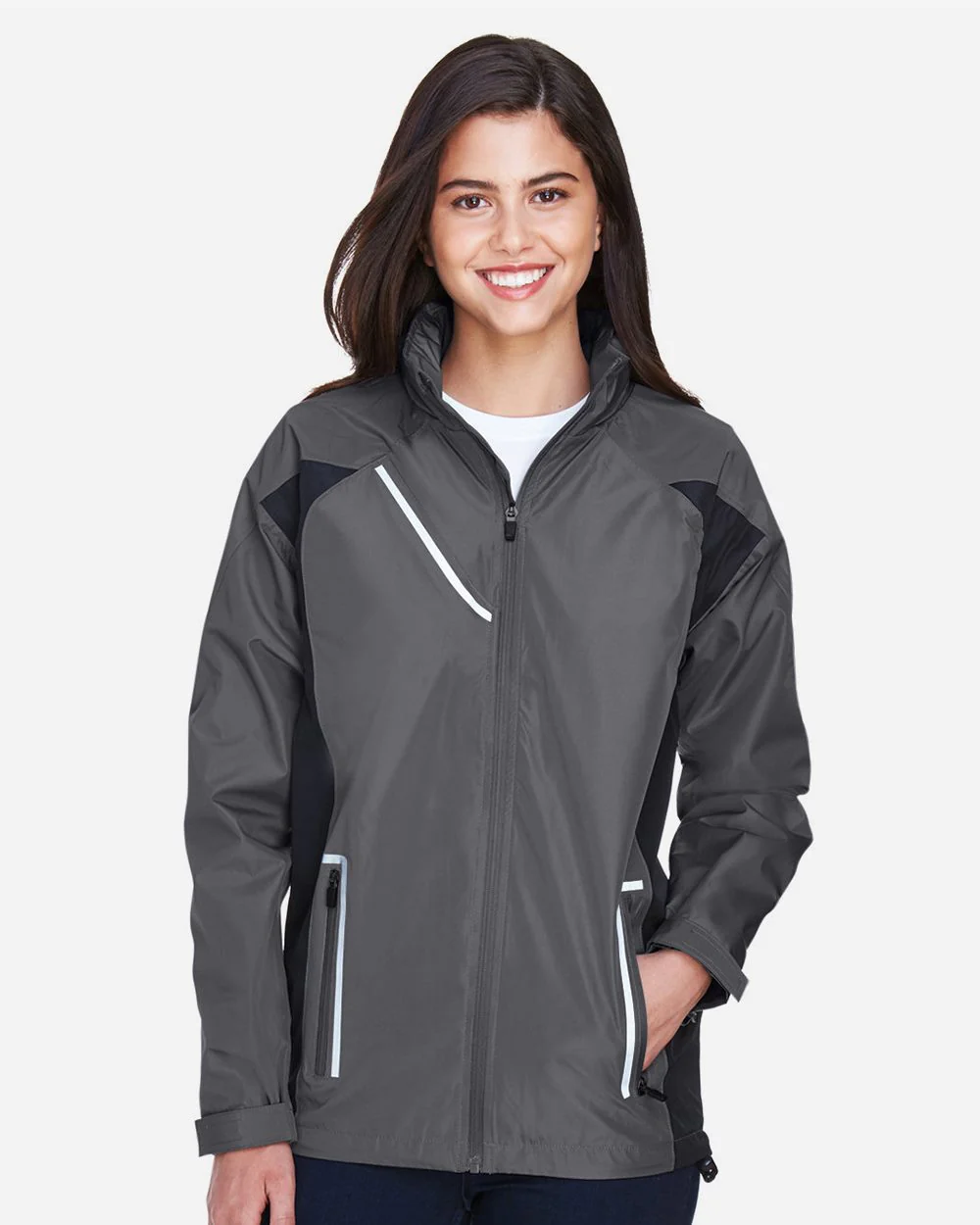 Team 365-TT86W-Women's Dominator Waterproof Jacket - Image 6