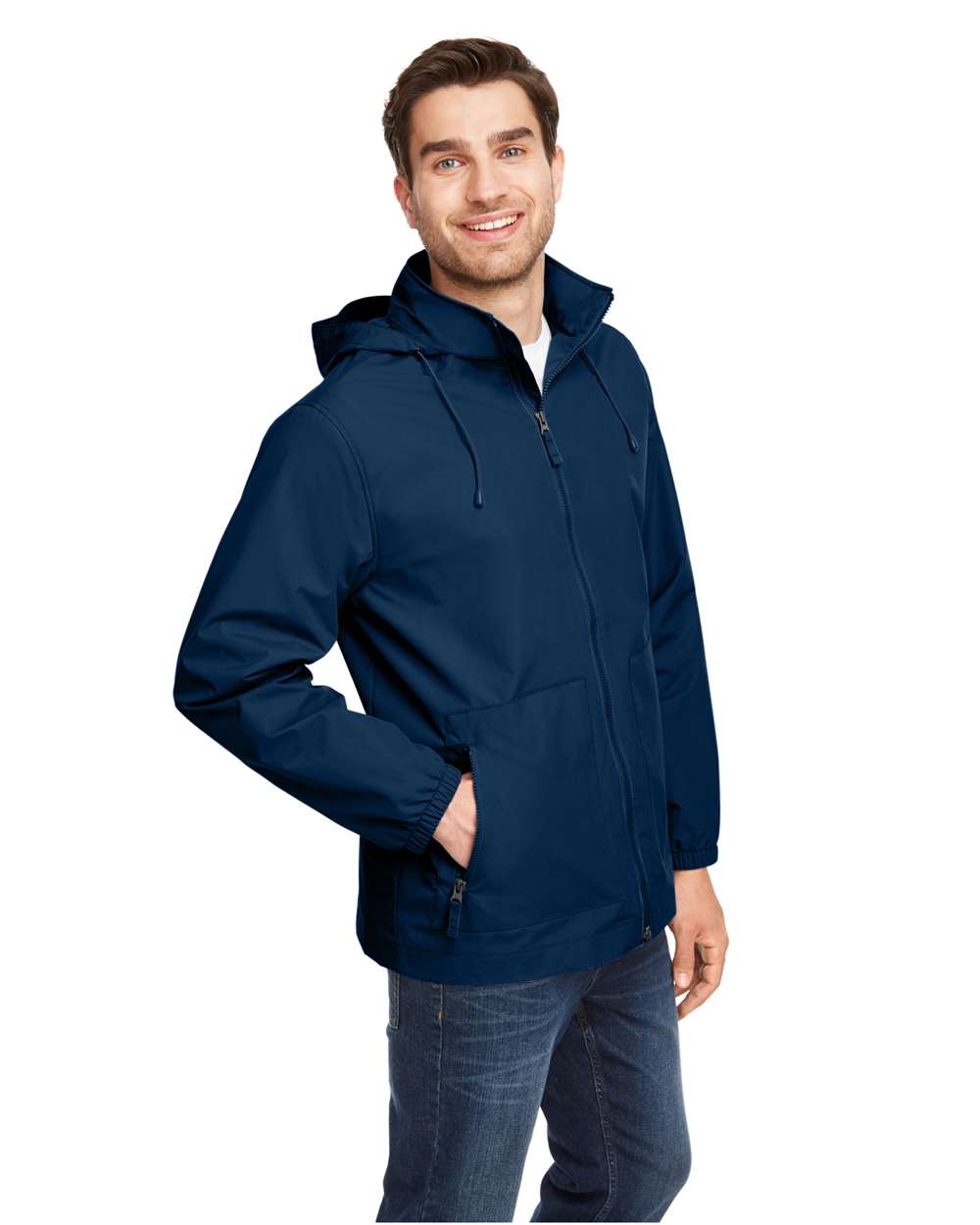 Team 365-TT87-Unisex Zone HydroSport™ Storm Flap Jacket - Image 11