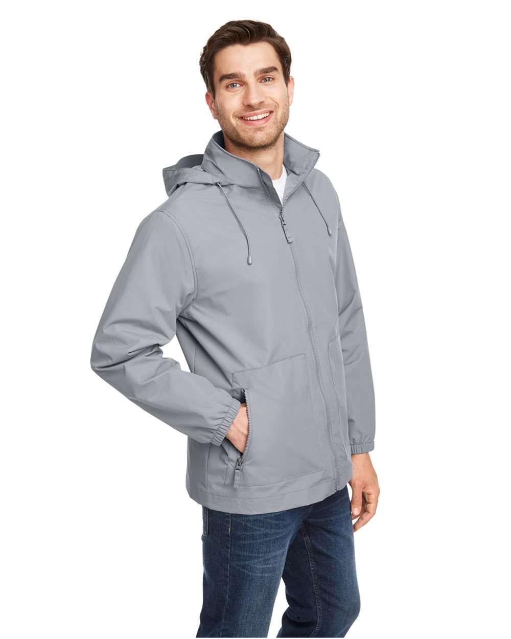 Team 365-TT87-Unisex Zone HydroSport™ Storm Flap Jacket - Image 17