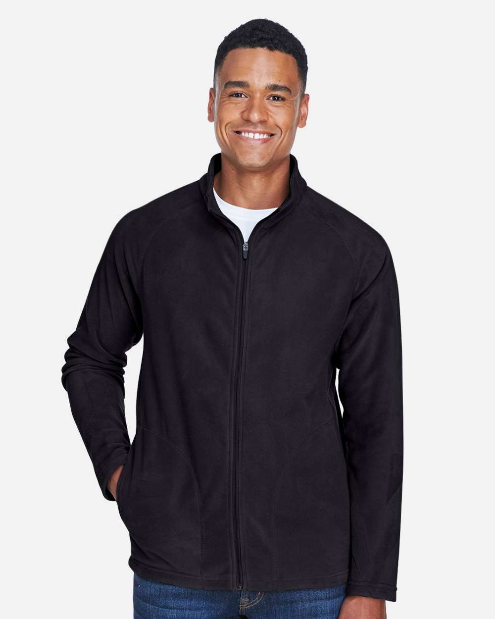 Team 365-TT90-Men's Campus Microfleece Jacket - Image 3