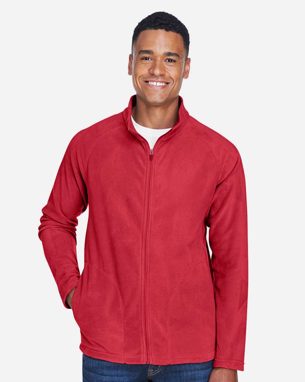 Team 365-TT90-Men's Campus Microfleece Jacket - Image 39