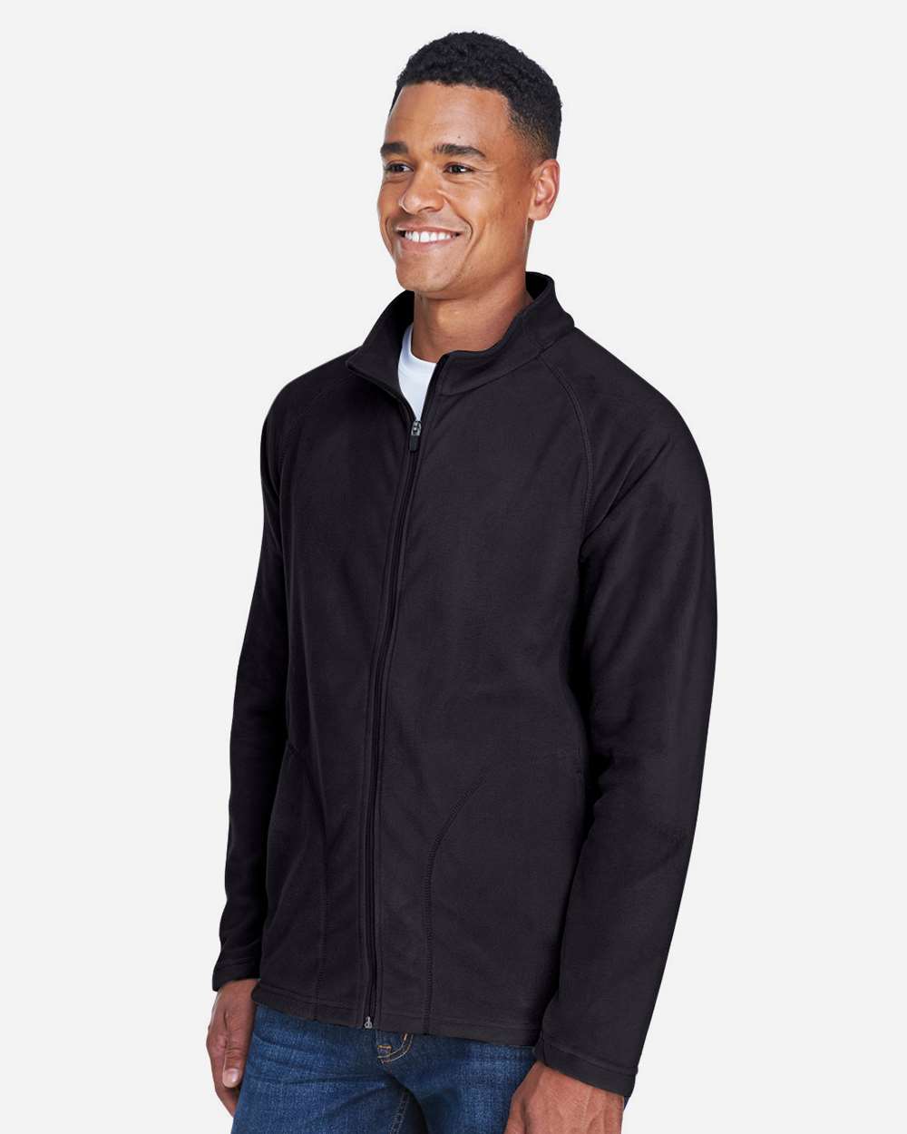 Team 365-TT90-Men's Campus Microfleece Jacket - Image 4