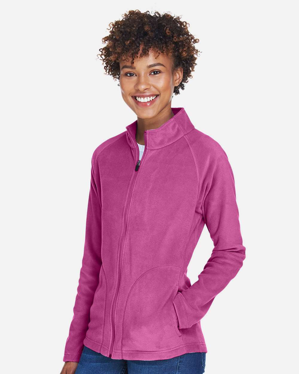 Team 365-TT90W-Women's Campus Microfleece Jacket - Image 10
