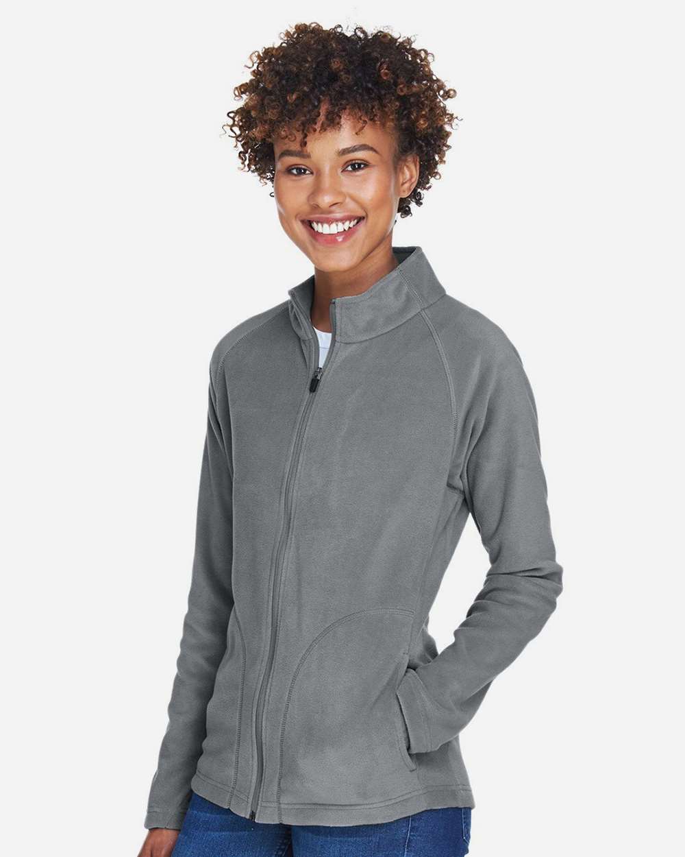 Team 365-TT90W-Women's Campus Microfleece Jacket - Image 25
