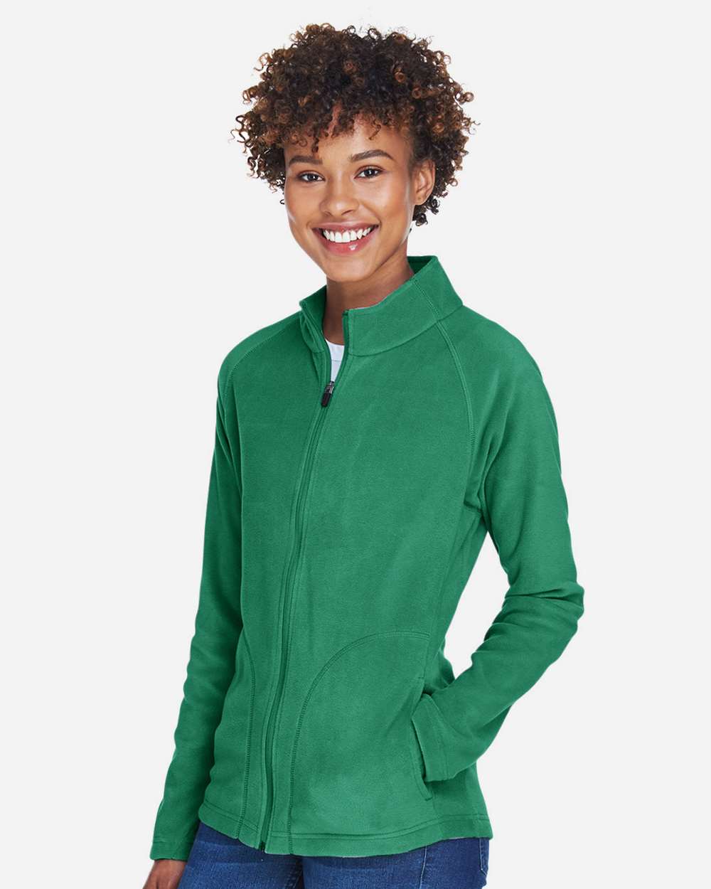 Team 365-TT90W-Women's Campus Microfleece Jacket - Image 30
