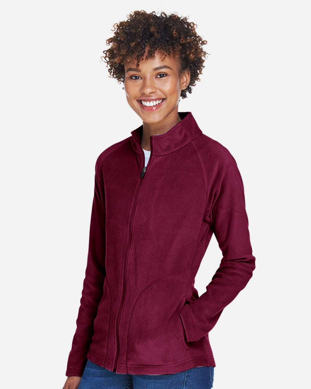 Team 365-TT90W-Women's Campus Microfleece Jacket - Image 35
