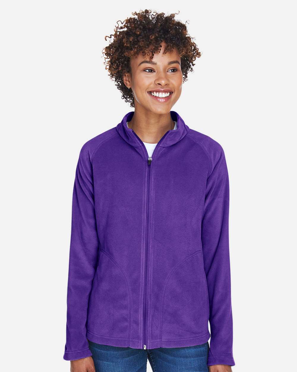 Team 365-TT90W-Women's Campus Microfleece Jacket - Image 39