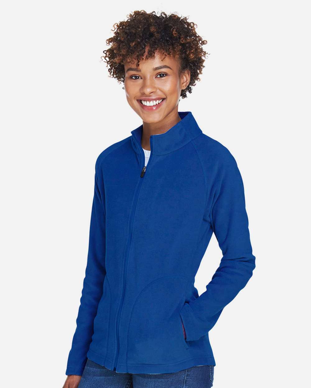 Team 365-TT90W-Women's Campus Microfleece Jacket - Image 50