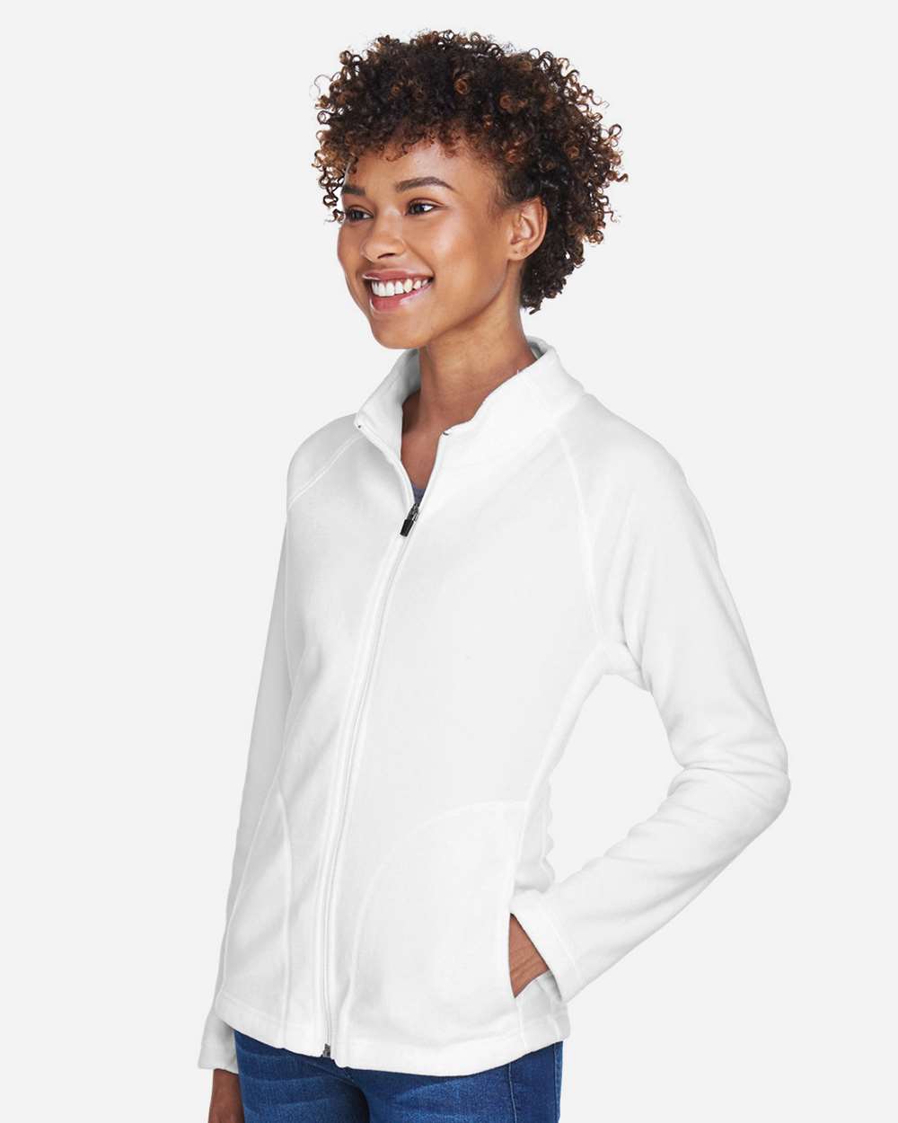Team 365-TT90W-Women's Campus Microfleece Jacket - Image 60