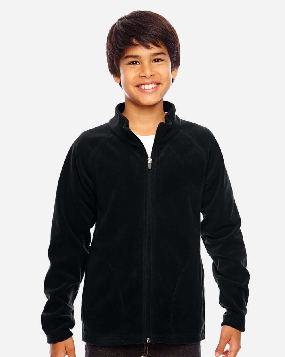 Team 365-TT90Y-Youth Campus Microfleece Jacket - Image 3