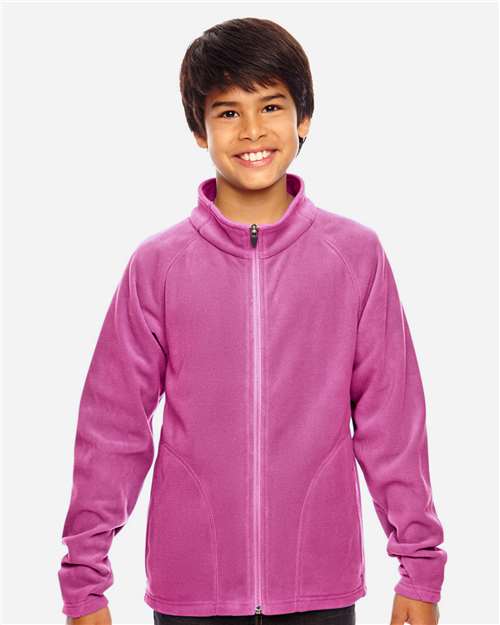 Team 365-TT90Y-Youth Campus Microfleece Jacket - Image 53