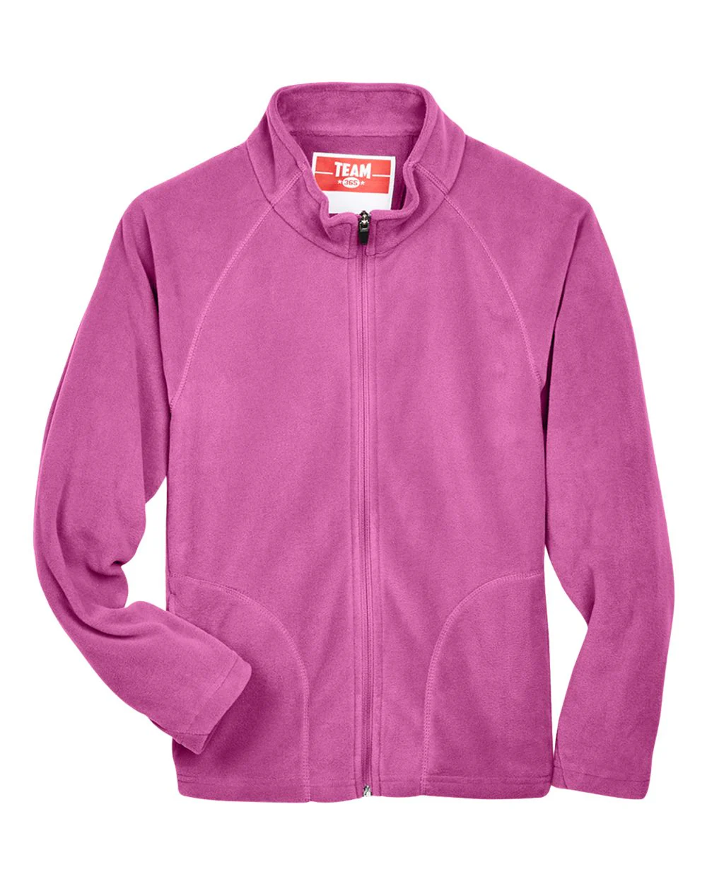 Team 365-TT90Y-Youth Campus Microfleece Jacket - Image 7