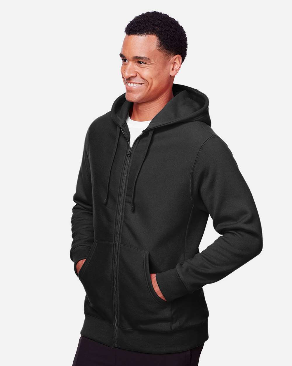 Team 365-TT95-Unisex Zone HydroSport™ Heavyweight Full-Zip Hooded Sweatshirt - Image 10