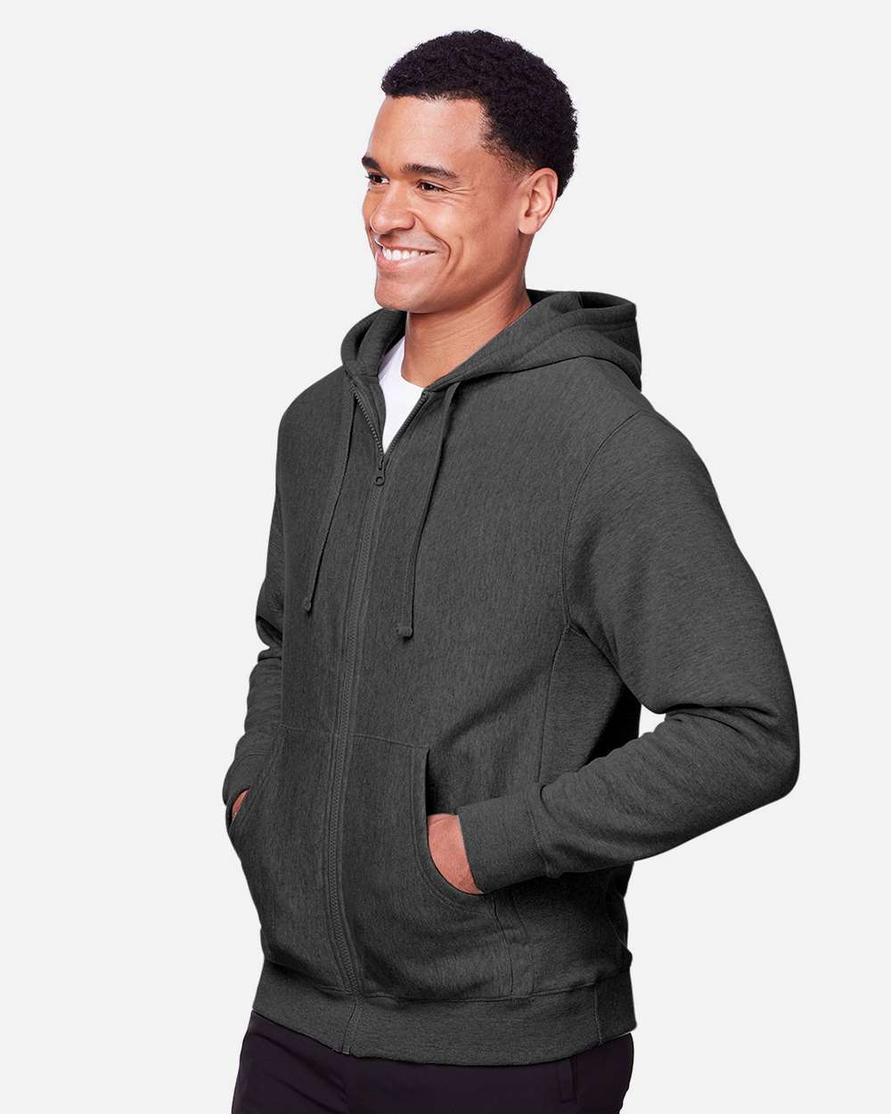 Team 365-TT95-Unisex Zone HydroSport™ Heavyweight Full-Zip Hooded Sweatshirt - Image 15