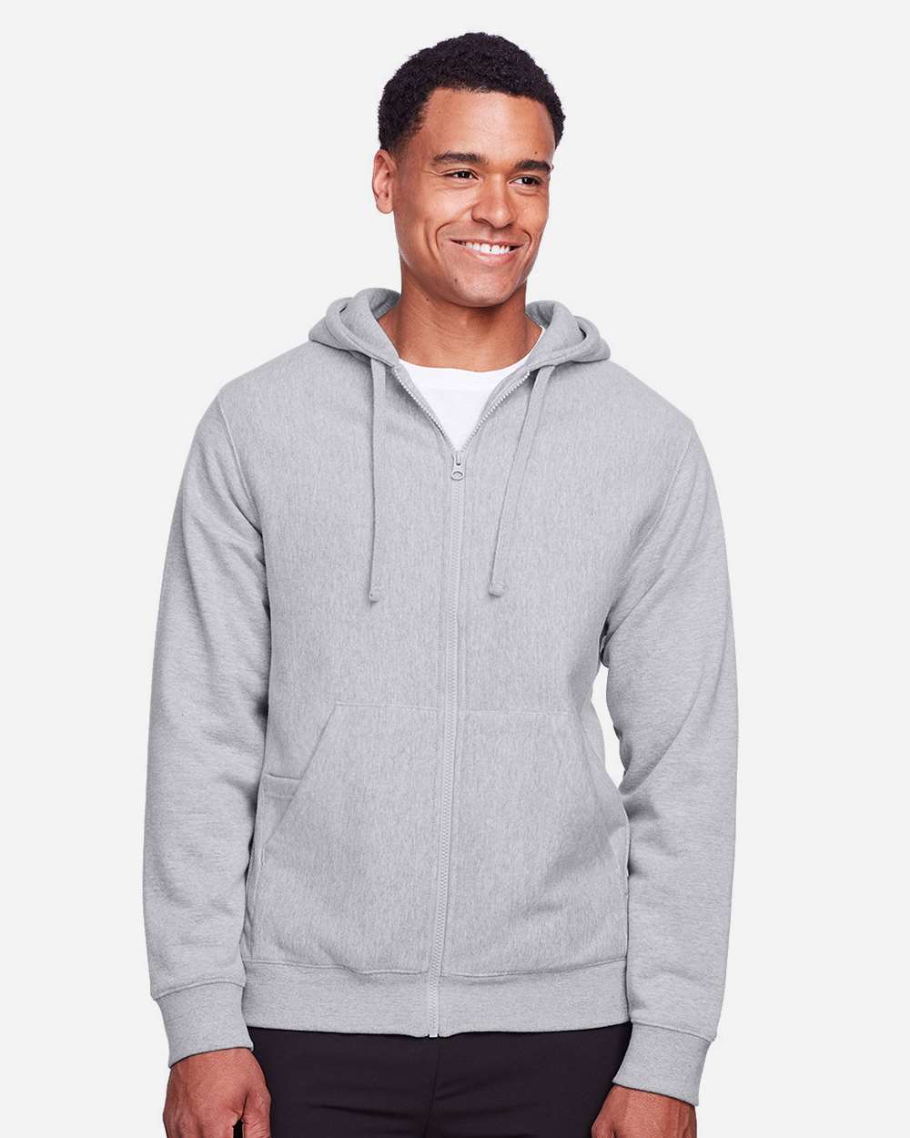 Team 365-TT95-Unisex Zone HydroSport™ Heavyweight Full-Zip Hooded Sweatshirt - Image 3