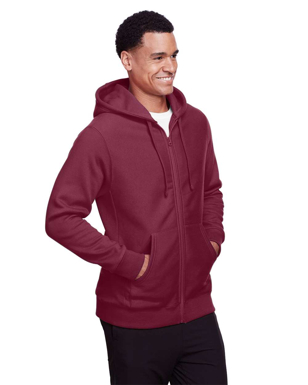 Team 365-TT95-Unisex Zone HydroSport™ Heavyweight Full-Zip Hooded Sweatshirt - Image 35