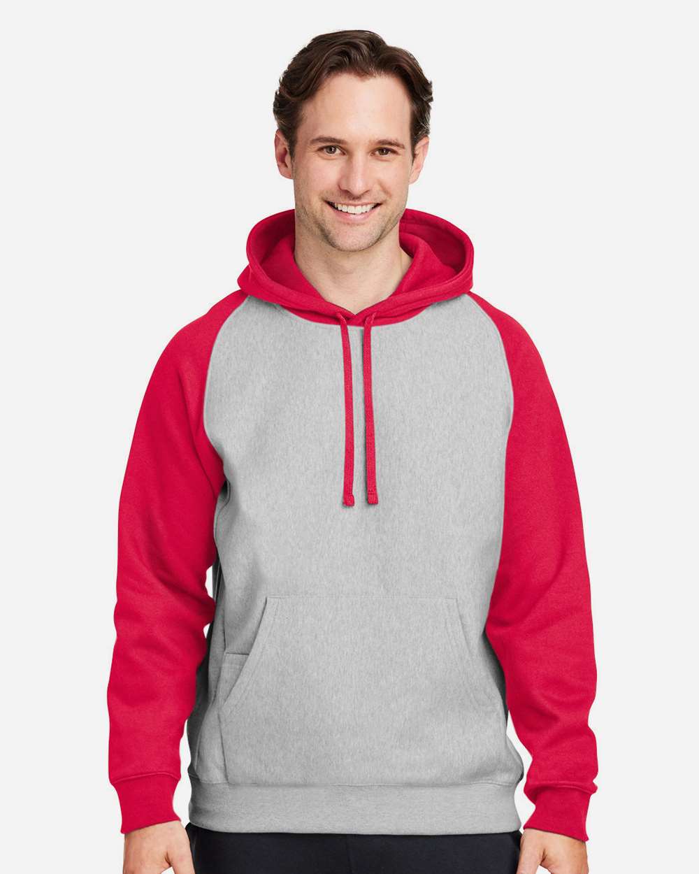 Team 365-TT96CB-Unisex Zone HydroSport™ Heavyweight Colorblock Hooded Sweatshirt - Image 11