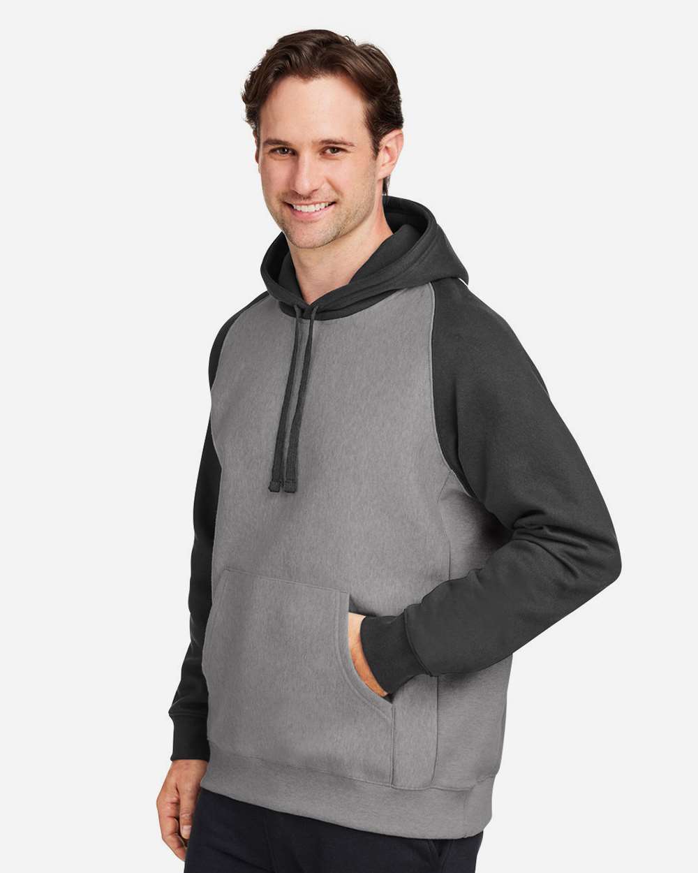 Team 365-TT96CB-Unisex Zone HydroSport™ Heavyweight Colorblock Hooded Sweatshirt - Image 18