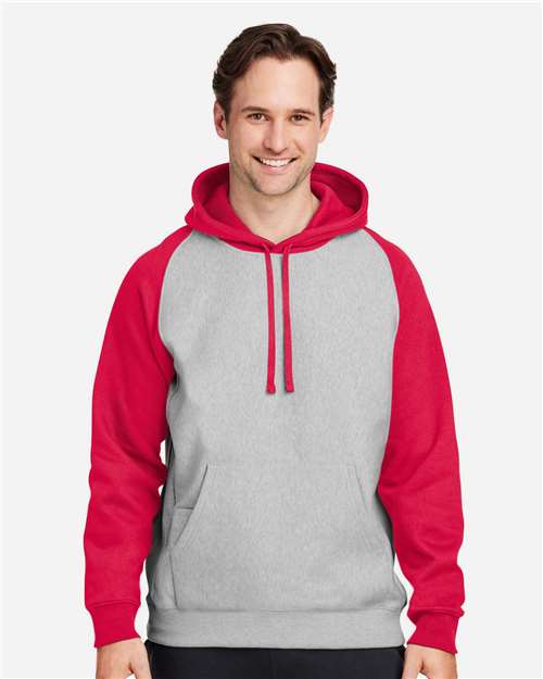 Team 365-TT96CB-Unisex Zone HydroSport™ Heavyweight Colorblock Hooded Sweatshirt - Image 27