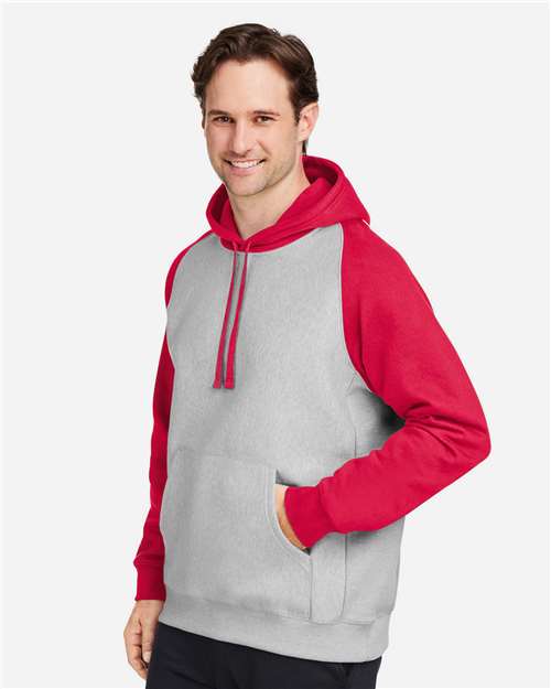 Team 365-TT96CB-Unisex Zone HydroSport™ Heavyweight Colorblock Hooded Sweatshirt - Image 28