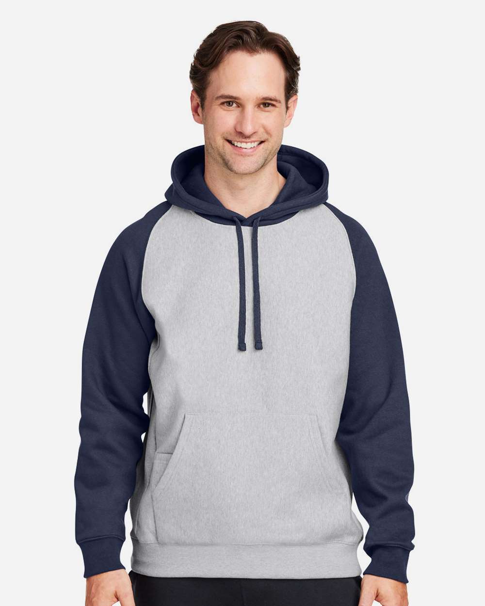 Team 365-TT96CB-Unisex Zone HydroSport™ Heavyweight Colorblock Hooded Sweatshirt - Image 4