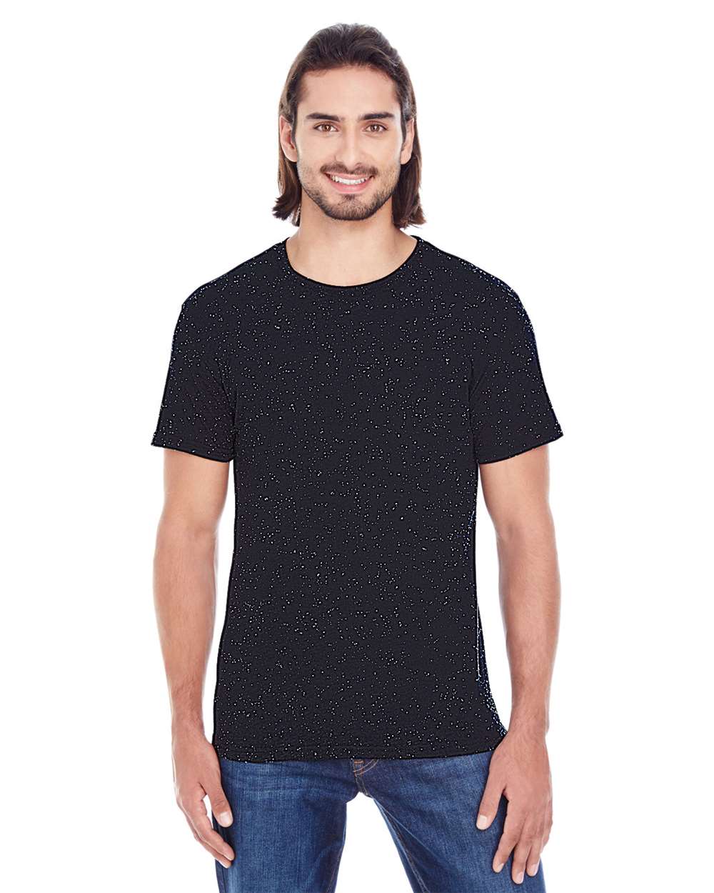 Threadfast Apparel-103A-Triblend Fleck T-Shirt - Image 3