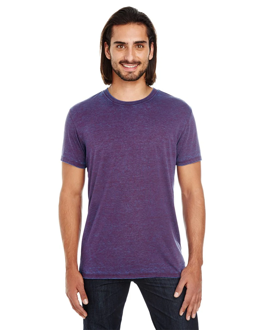 Threadfast Apparel-115A-Cross Dye T-Shirt - Image 3