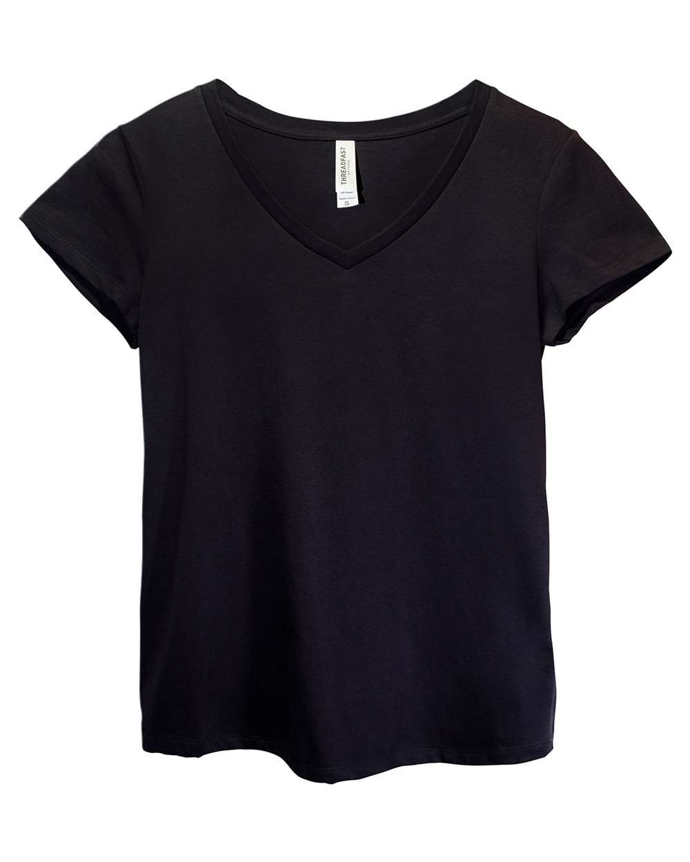 Threadfast Apparel-200RV-Women's Ultimate CVC V-Neck T-Shirt - Image 2