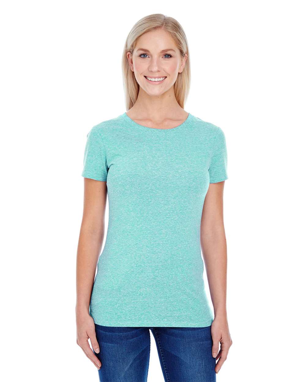 Threadfast Apparel-202A-Women's Tri-Blend Short-Sleeve T-Shirt - Image 11