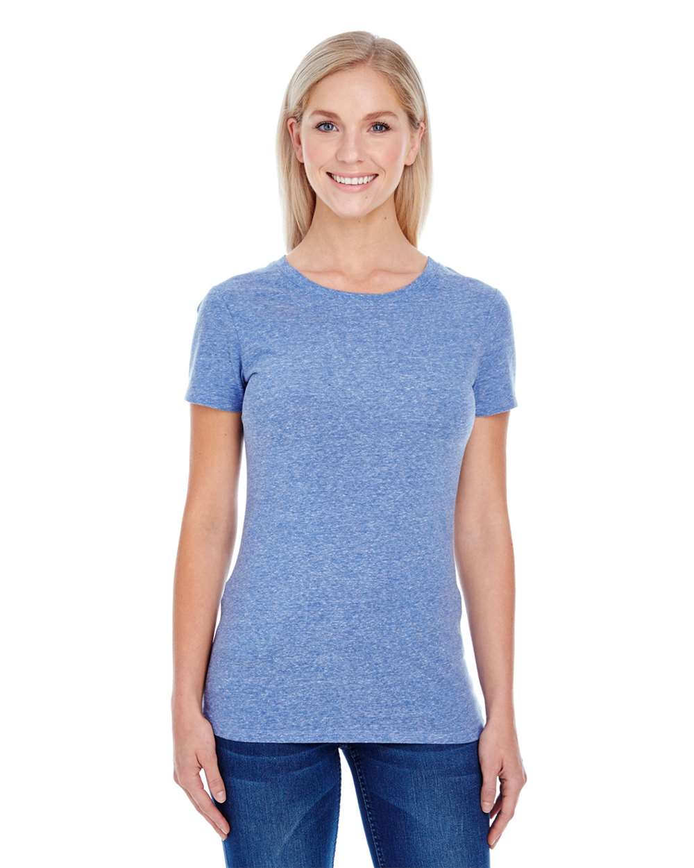 Threadfast Apparel-202A-Women's Tri-Blend Short-Sleeve T-Shirt - Image 13