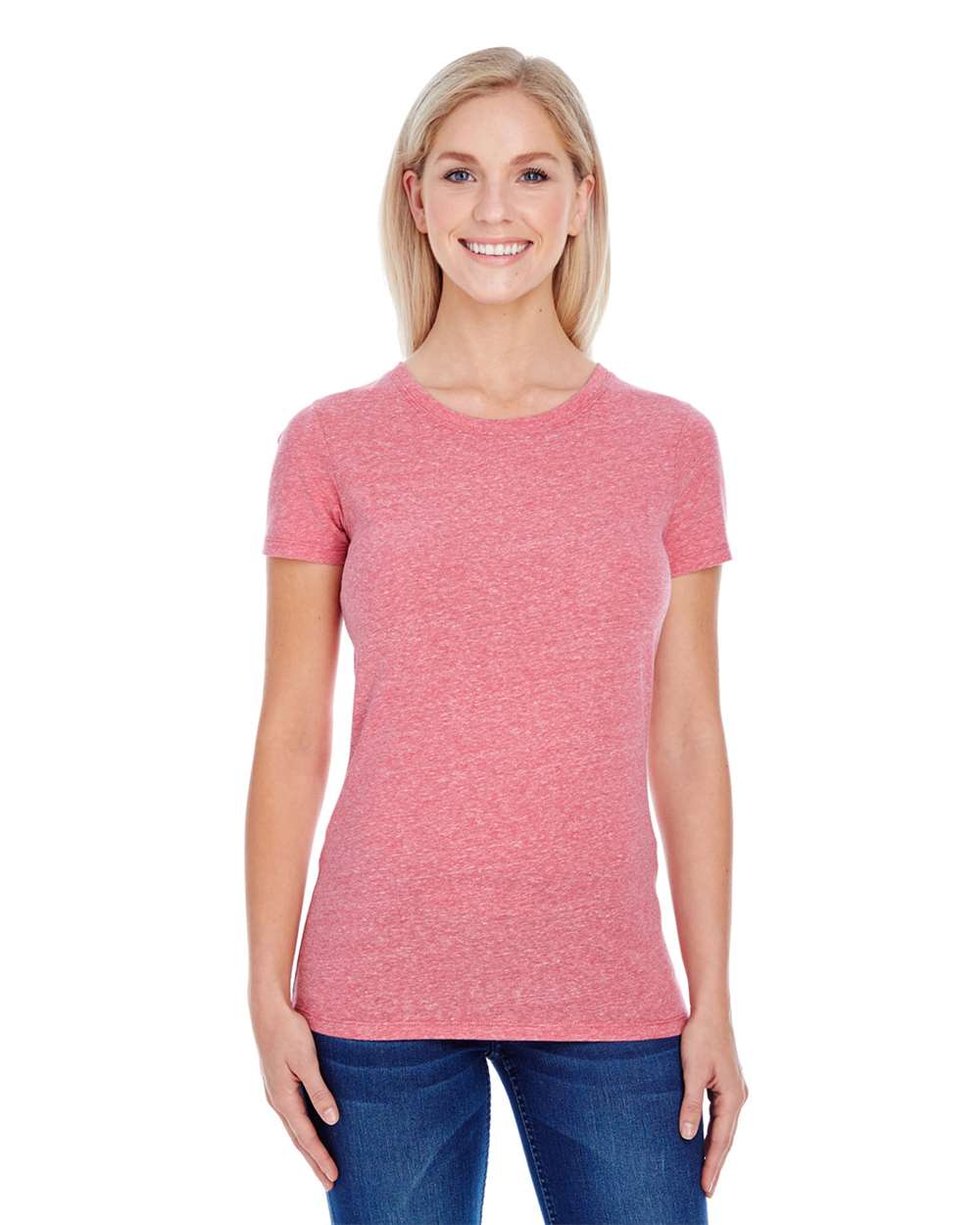 Threadfast Apparel-202A-Women's Tri-Blend Short-Sleeve T-Shirt - Image 17