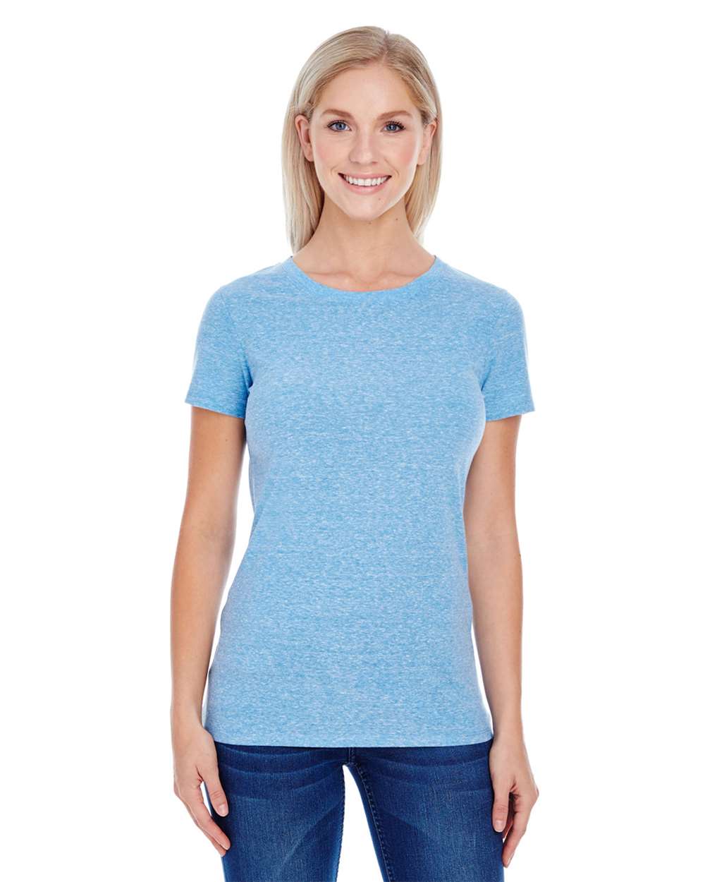 Threadfast Apparel-202A-Women's Tri-Blend Short-Sleeve T-Shirt - Image 19