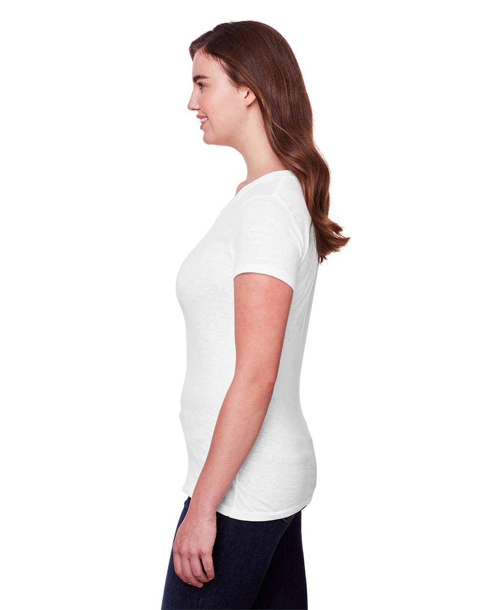 Threadfast Apparel-202A-Women's Tri-Blend Short-Sleeve T-Shirt - Image 24