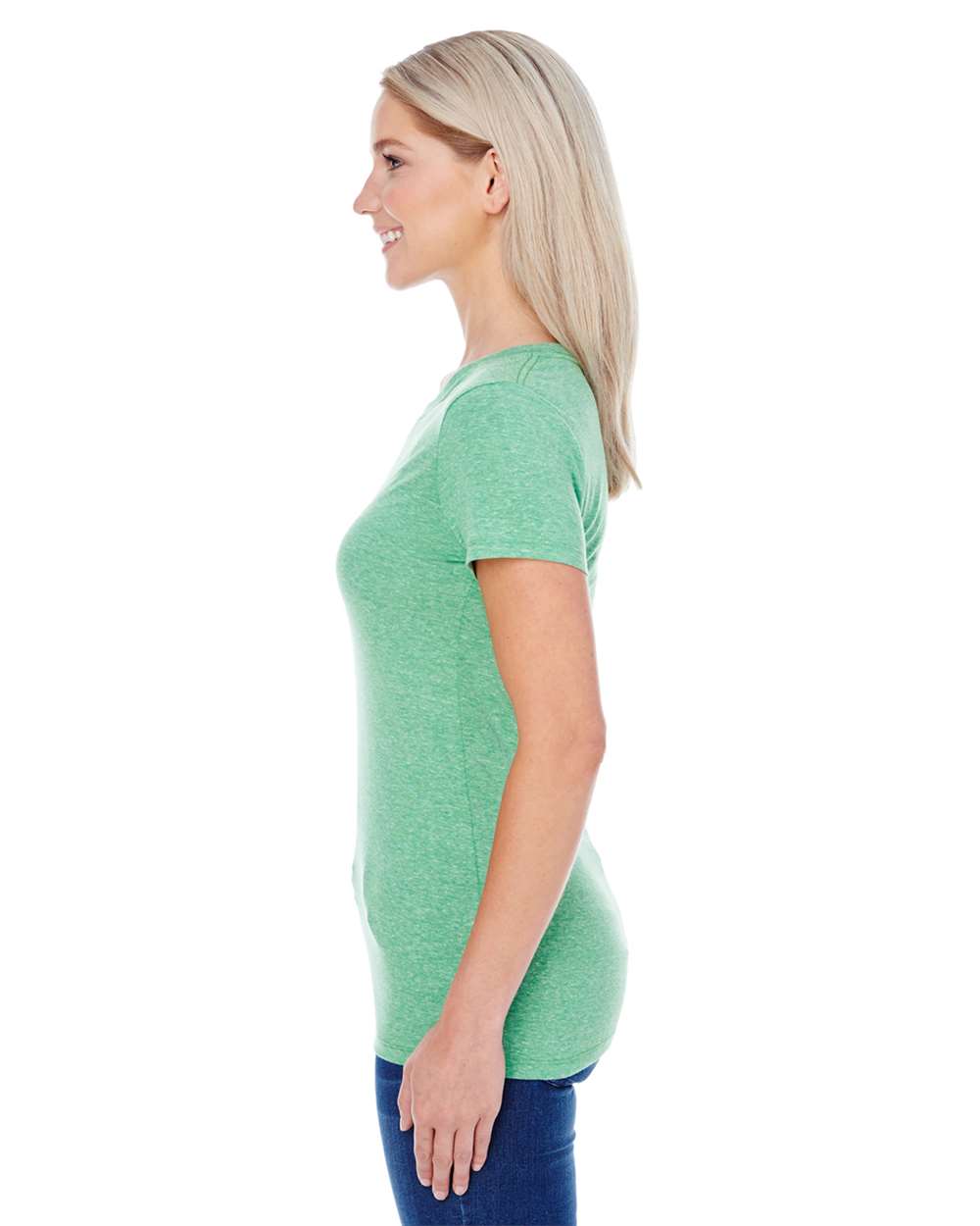 Threadfast Apparel-202A-Women's Tri-Blend Short-Sleeve T-Shirt - Image 8