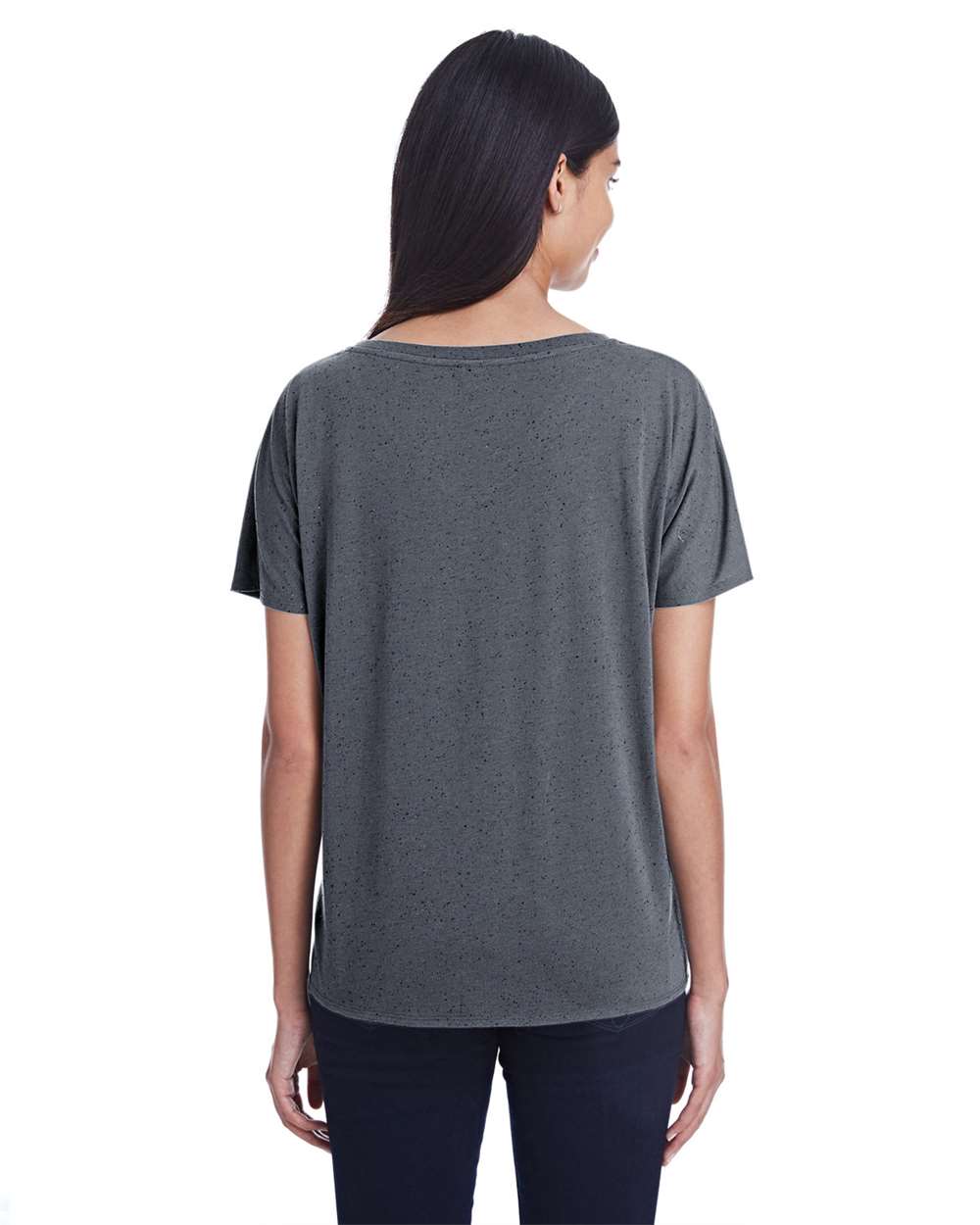 Threadfast Apparel-203FV-Women's Tri-Blend Fleck V-Neck T-Shirt - Image 6