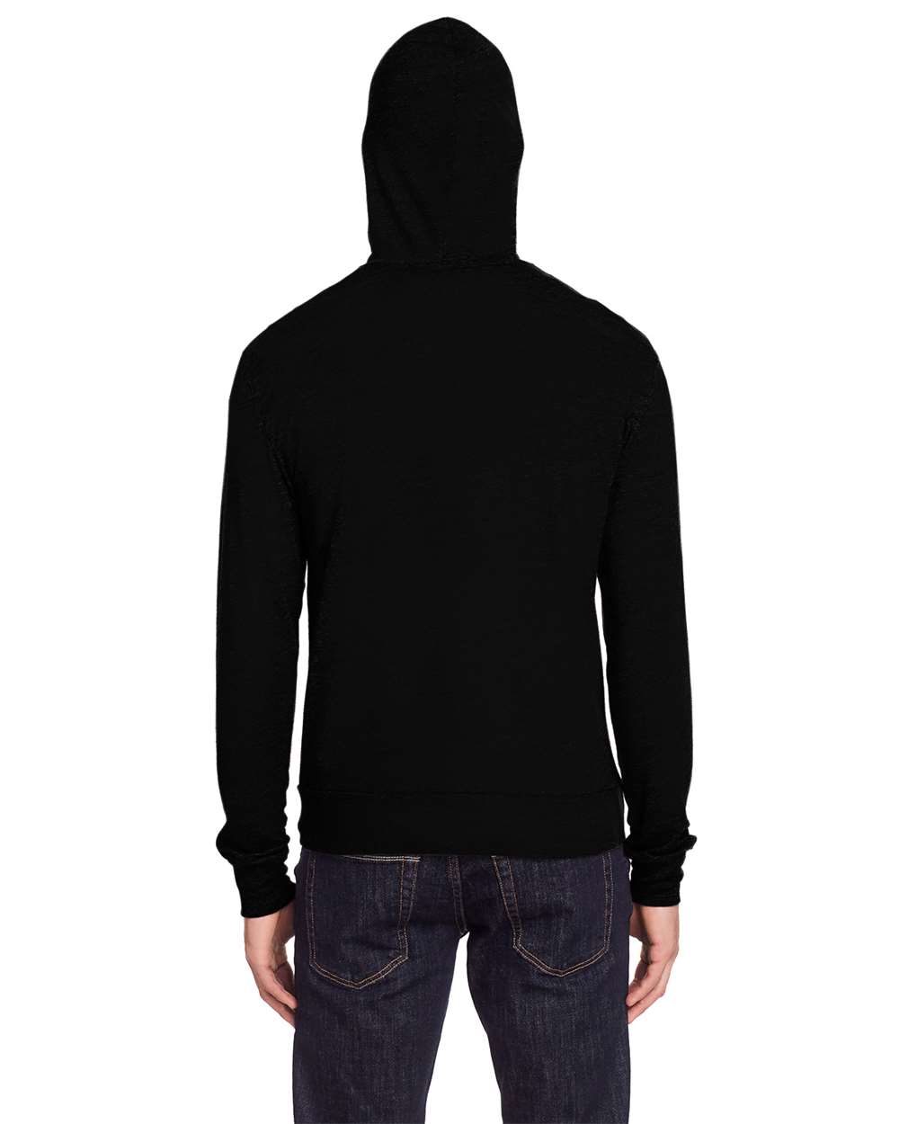Threadfast Apparel-302Z-Triblend Full-Zip Light Hooded Sweatshirt - Image 20