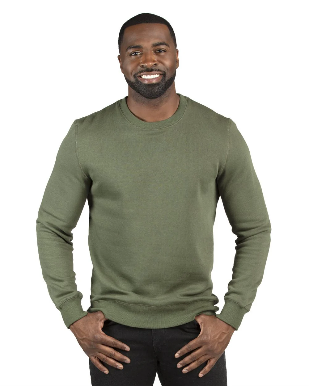 Threadfast Apparel-320C-Ultimate Crewneck Sweatshirt - Image 4
