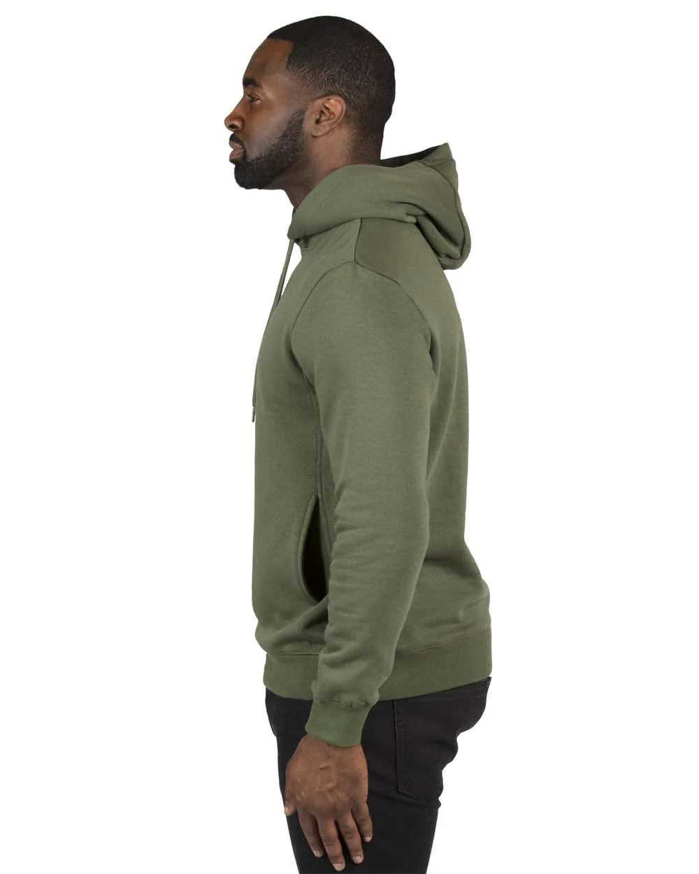 Threadfast Apparel-320H-Ultimate Fleece Pullover Hooded Sweatshirt - Image 2