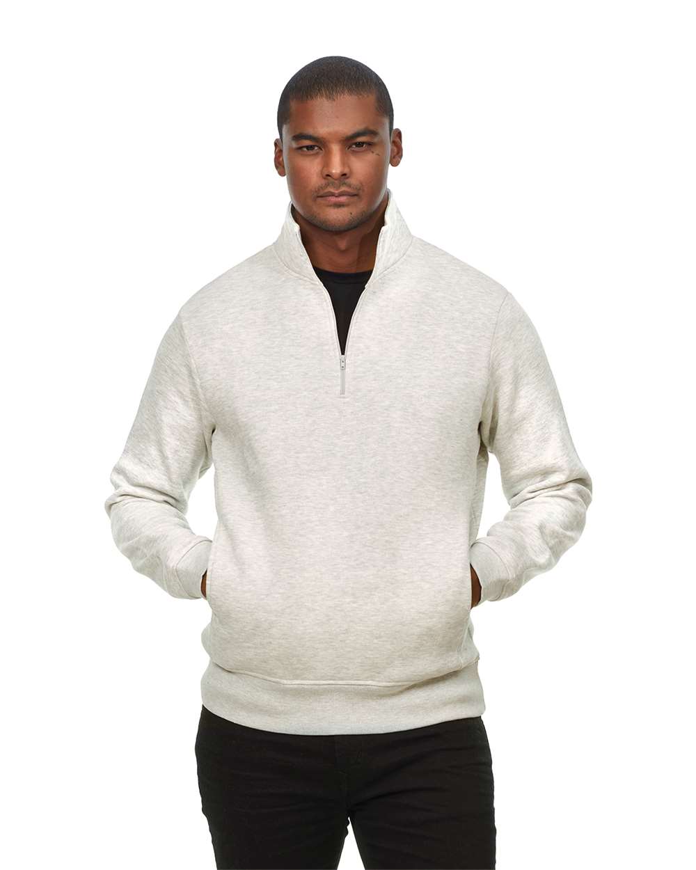 Threadfast Apparel-320Q-Ultimate Fleece Quarter-Zip Sweatshirt - Image 10