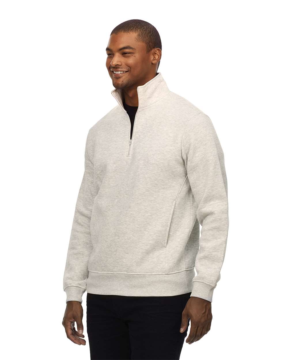 Threadfast Apparel-320Q-Ultimate Fleece Quarter-Zip Sweatshirt - Image 11