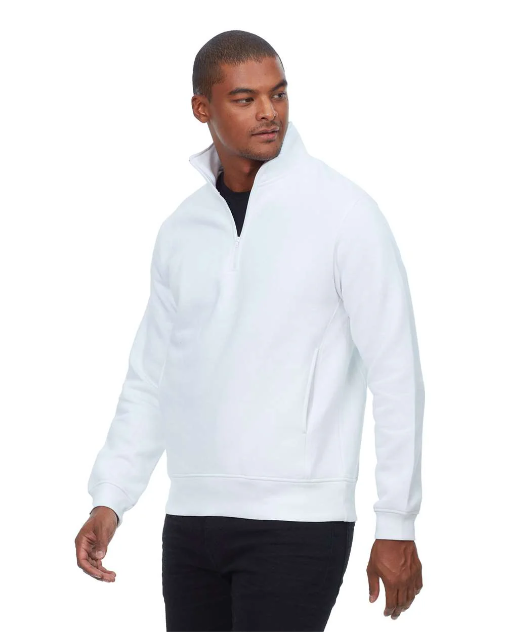 Threadfast Apparel-320Q-Ultimate Fleece Quarter-Zip Sweatshirt - Image 14