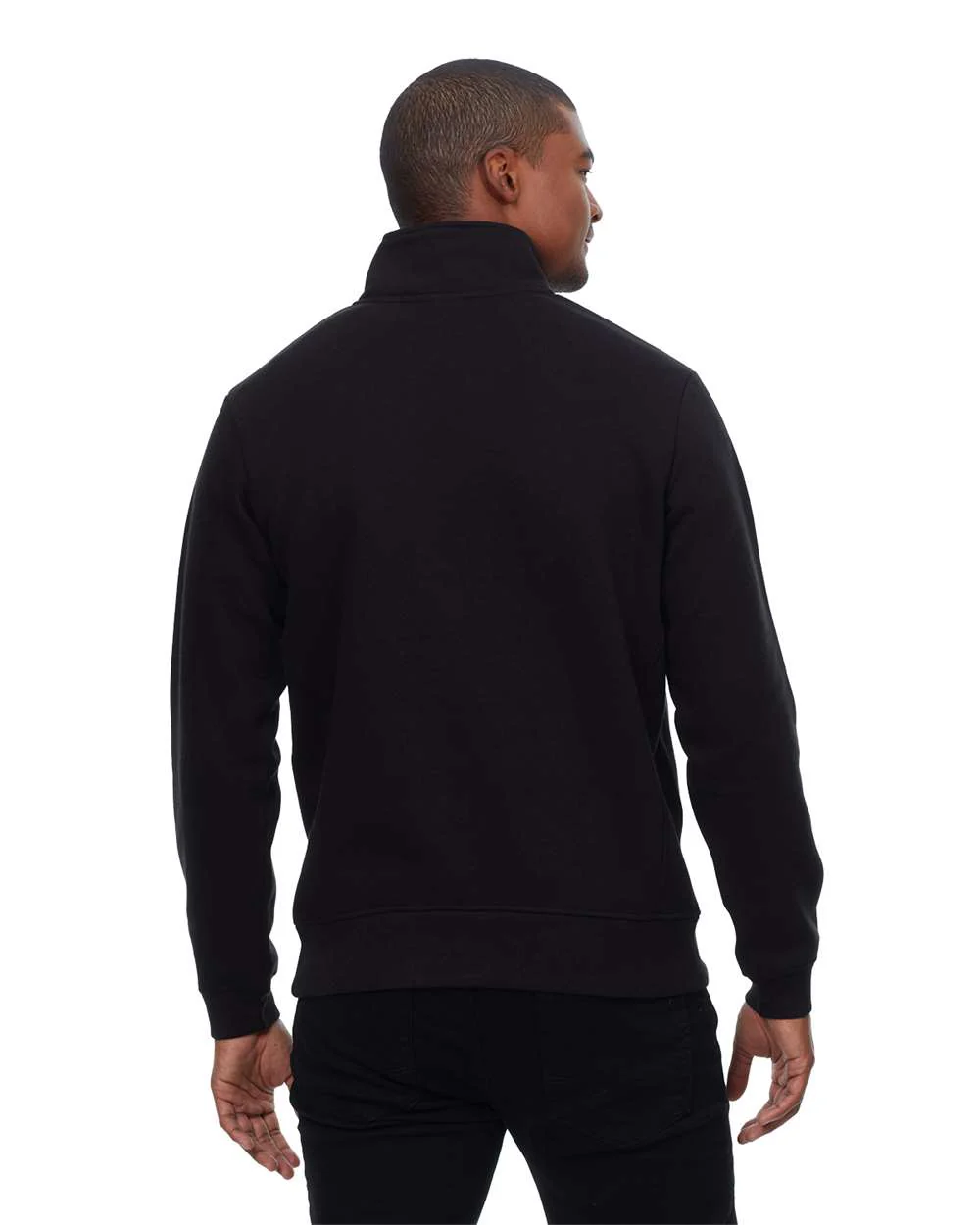 Threadfast Apparel-320Q-Ultimate Fleece Quarter-Zip Sweatshirt - Image 3