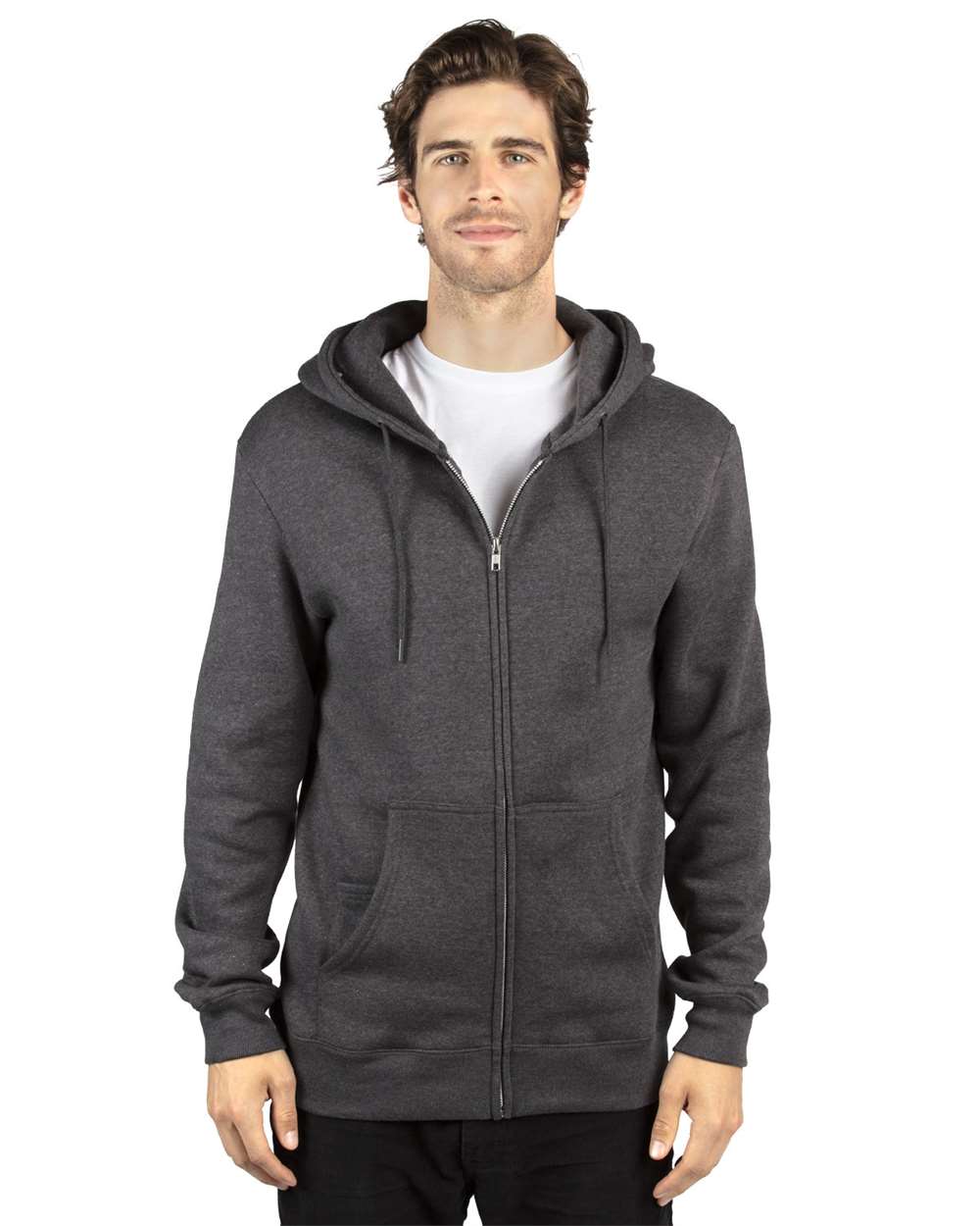 Threadfast Apparel-320Z-Fleece Full-Zip Hooded Sweatshirt - Image 10