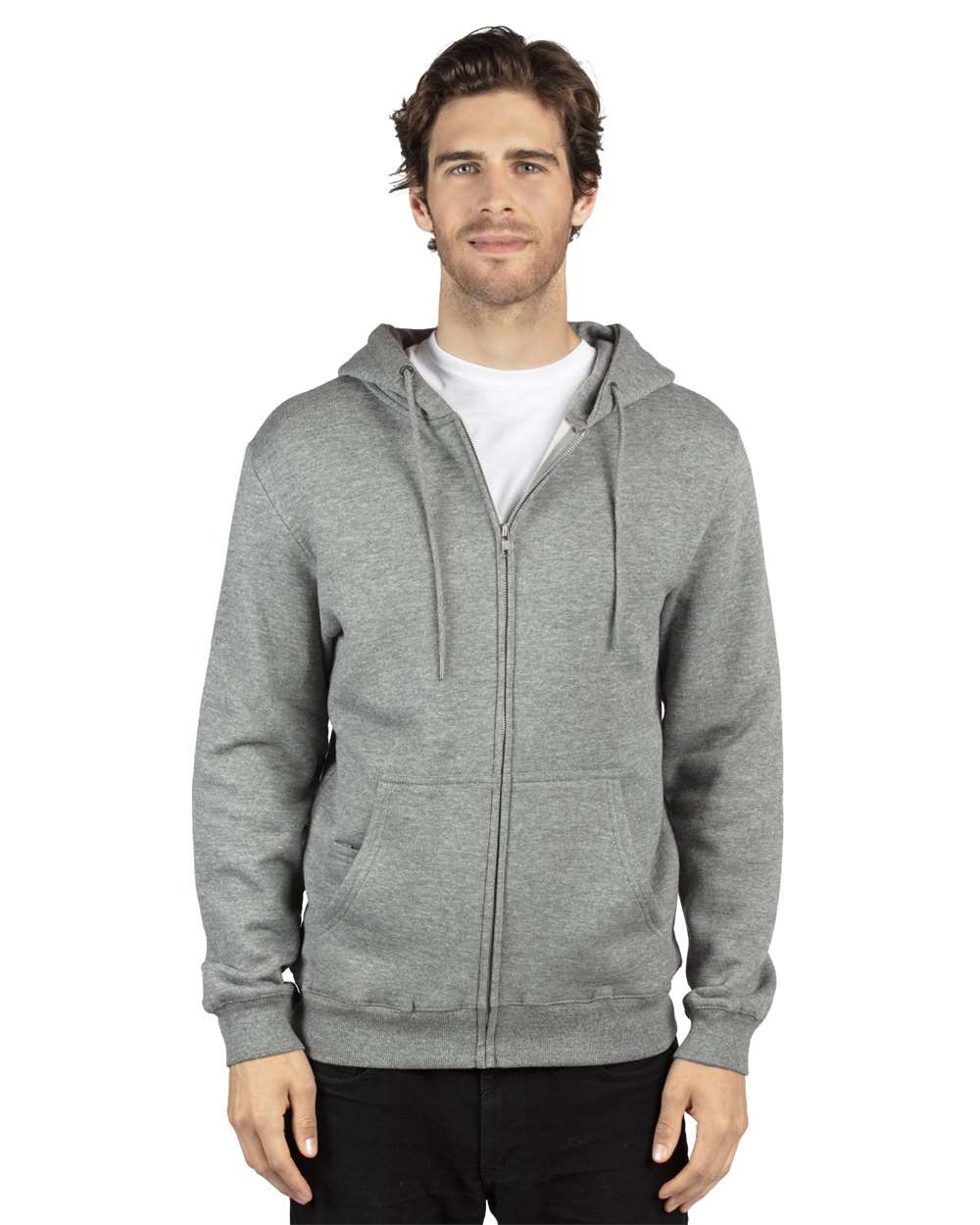 Threadfast Apparel-320Z-Fleece Full-Zip Hooded Sweatshirt - Image 12