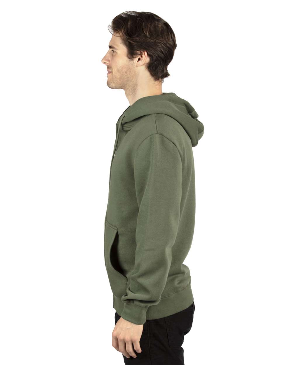Threadfast Apparel-320Z-Fleece Full-Zip Hooded Sweatshirt - Image 2