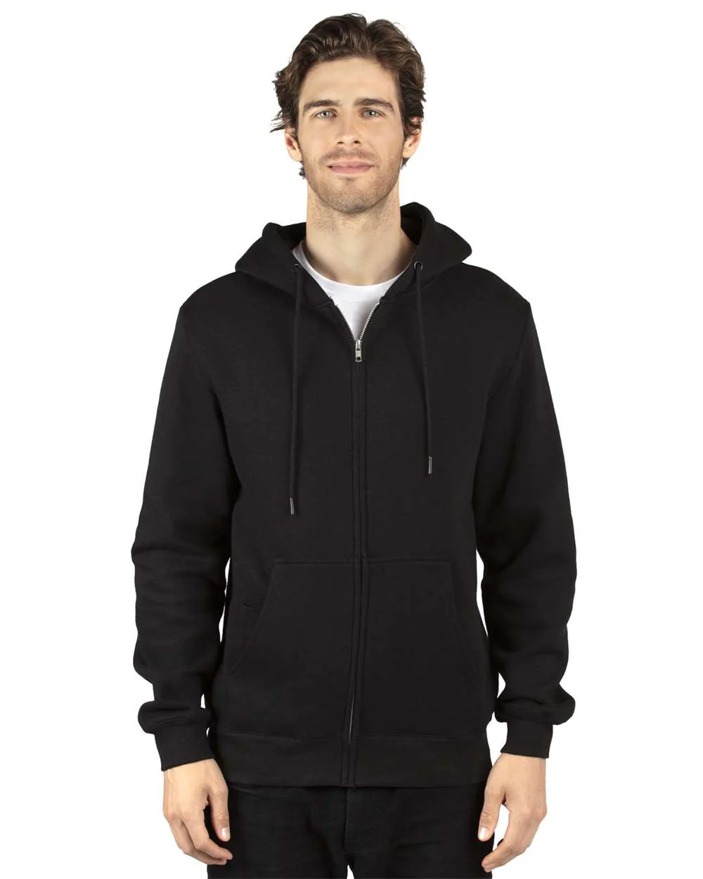 Threadfast Apparel-320Z-Fleece Full-Zip Hooded Sweatshirt - Image 5