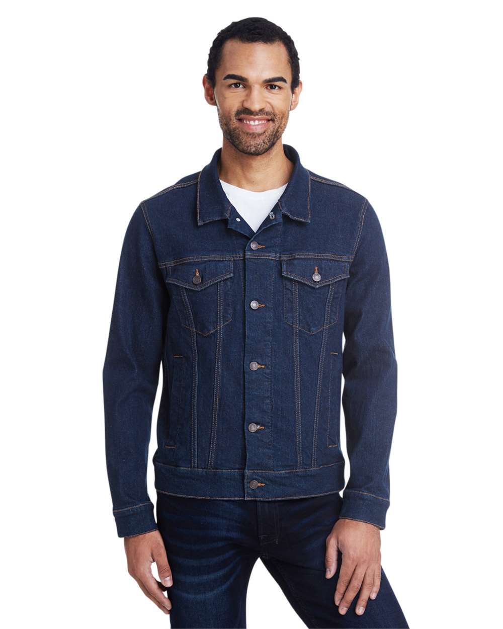 Threadfast Apparel-370J-Denim Jacket - Image 5