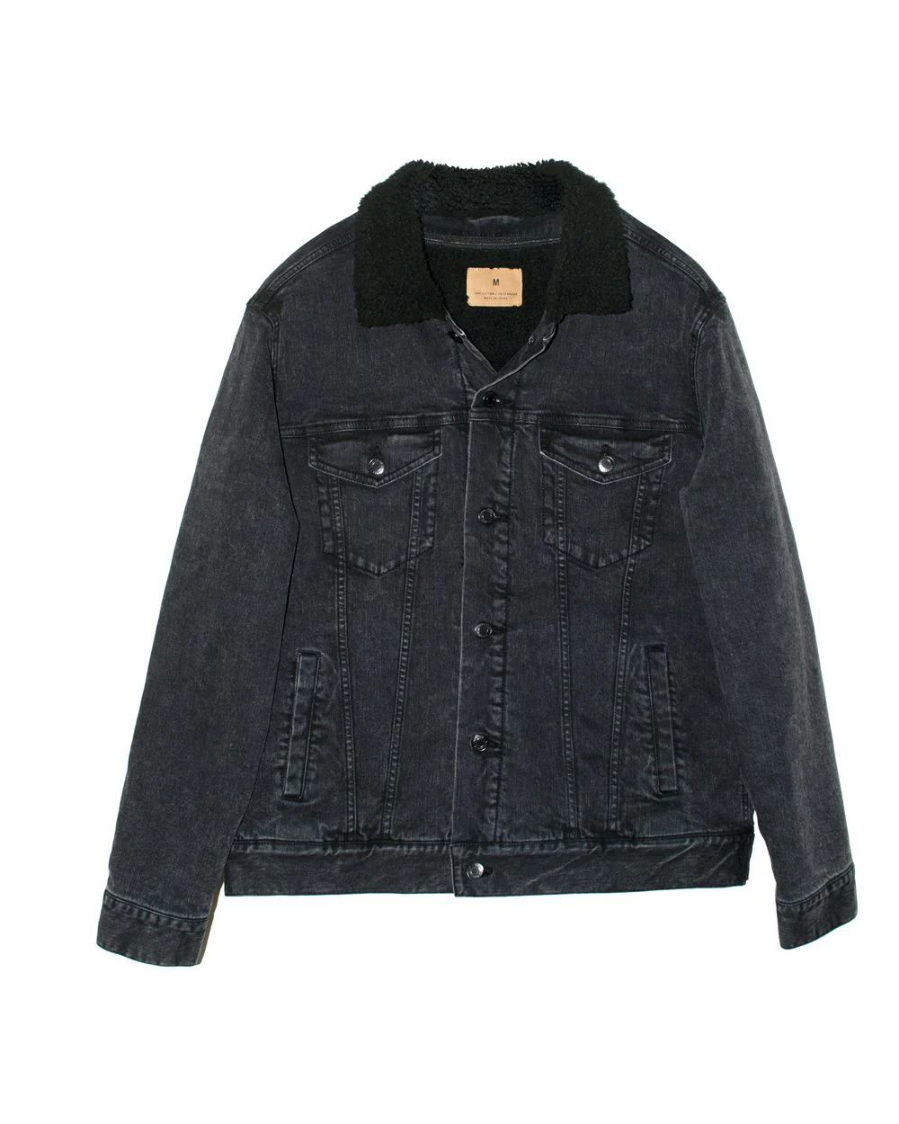 Threadfast Apparel-372J-Sherpa-Lined Denim Jacket - Image 4