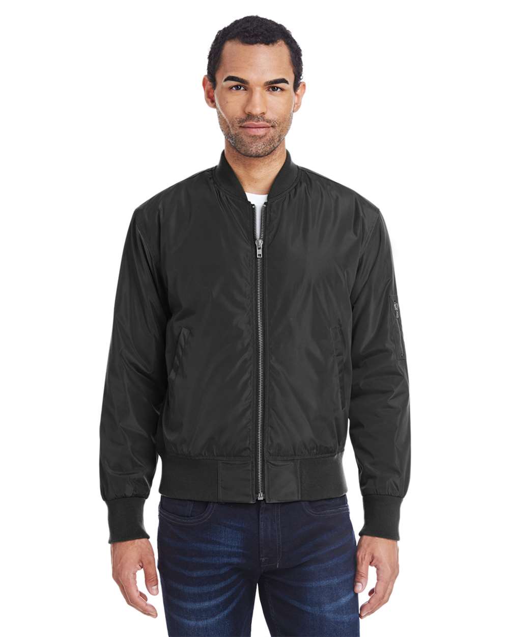 Threadfast Apparel-395J-Bomber Jacket - Image 4